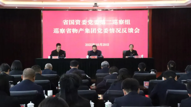 省國資委黨委第二巡察組向省物產(chǎn)集團黨委反饋巡察情況